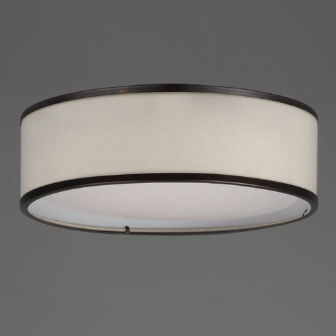 Maxim Prime 16 Inch Wide LED Flush Mount 120 277v Model: 10231OMOI