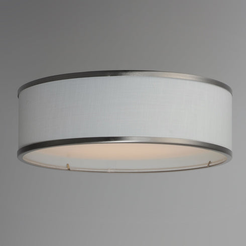 Maxim Prime 16 Inch Wide LED Flush Mount 120 277v Model: 10231OMOI