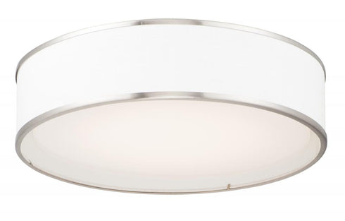 Maxim Prime 20 Inch Wide LED Flush Mount 120 277v Model: 10233OMOI