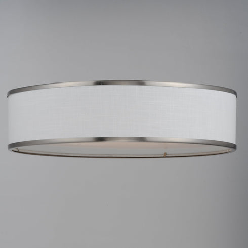 Maxim Prime 20 Inch Wide LED Flush Mount 120 277v Model: 10233OMOI
