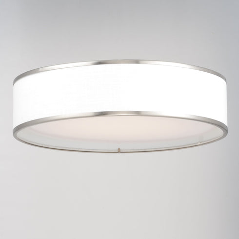 Maxim Prime 20 Inch Wide LED Flush Mount 120 277v Model: 10233OMOI