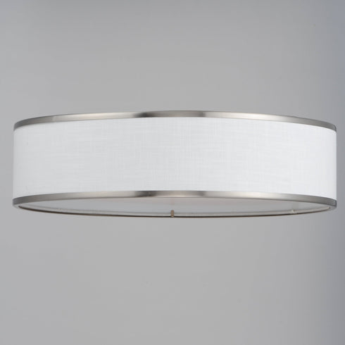 Maxim Prime 20 Inch Wide LED Flush Mount 120 277v Model: 10233OMOI
