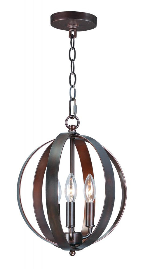 Maxim Provident 3 Light Chandelier Model: 10030BK