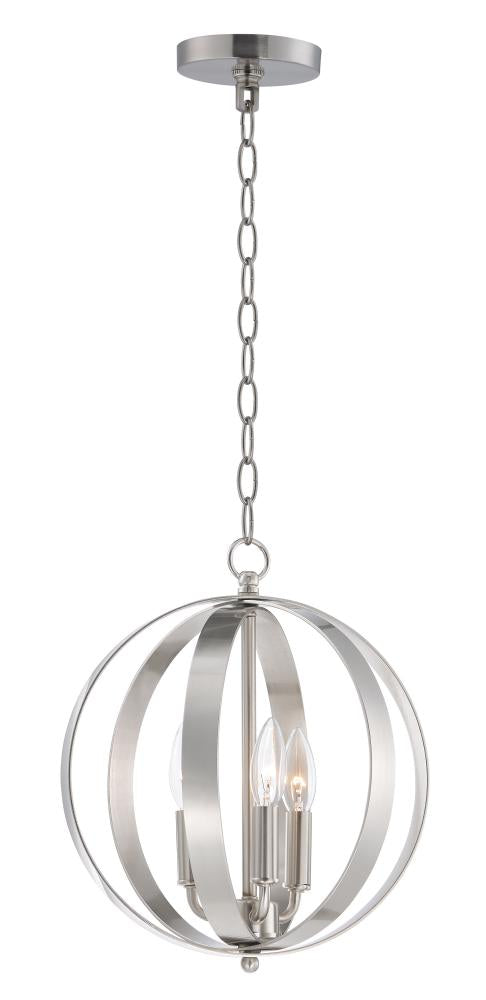 Maxim Provident 3 Light Chandelier Model: 10030BK