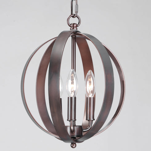 Maxim Provident 3 Light Chandelier Model: 10030BK