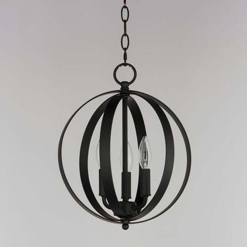 Maxim Provident 3 Light Chandelier Model: 10030BK