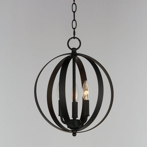 Maxim Provident 3 Light Chandelier Model: 10030BK