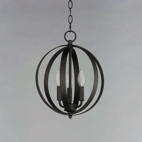 Maxim Provident 3 Light Chandelier Model: 10030BK
