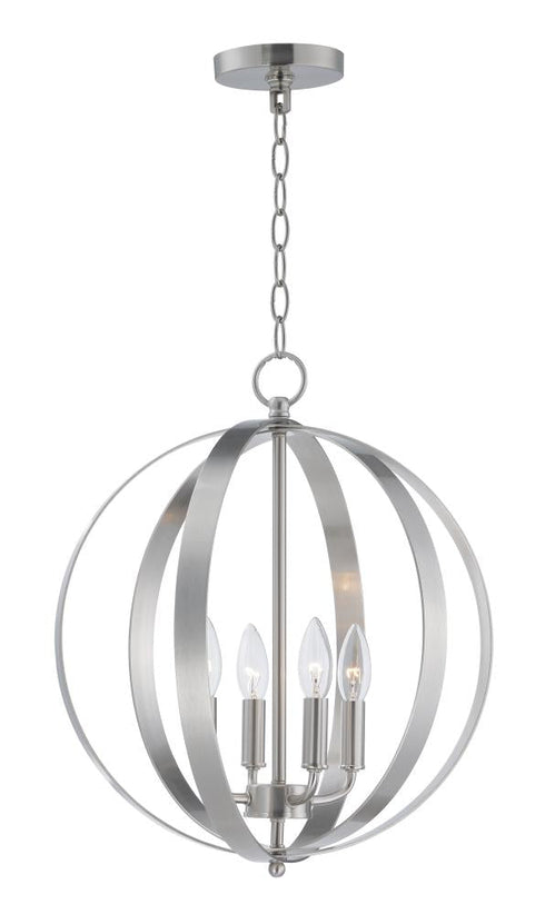 Maxim Provident 4 Light Chandelier Model: 10031BK