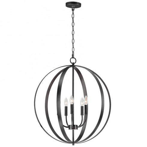Maxim Provident 5 Light Chandelier Model: 10032BK