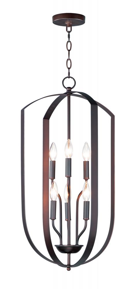 Maxim Provident 6 Light Chandelier Model: 10039BK