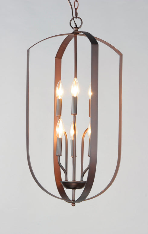 Maxim Provident 6 Light Chandelier Model: 10039BK