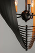 Maxim Radial 5 Light Pendant Model: 28675BKGLD