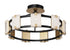 Maxim Radiant 9 Light LED Flush Mount Model: 39530CYBKGL