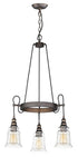 Maxim Revival 3 Light Chandelier Model: 21573HMOI