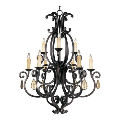 Maxim Richmond Multi Tier Chandelier Model: 31006CU/CRY083/SHD62