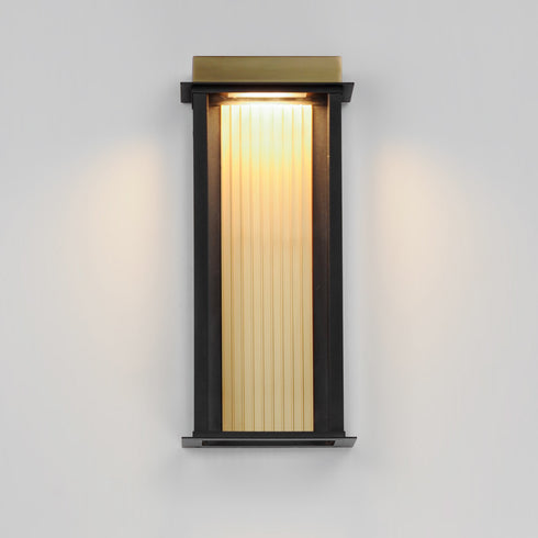 Maxim Rincon Outdoor Wall Mount Model: 50754BKGLD