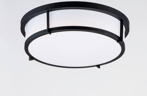 Maxim Rogue E26 Rogue 13'' 2 Light Flush Mount E26 Model: 10272WTBK