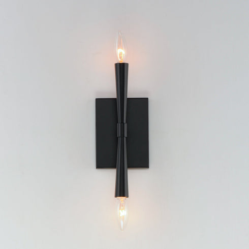 Maxim Rome 2 Light Wall Sconce Model: 24621BK