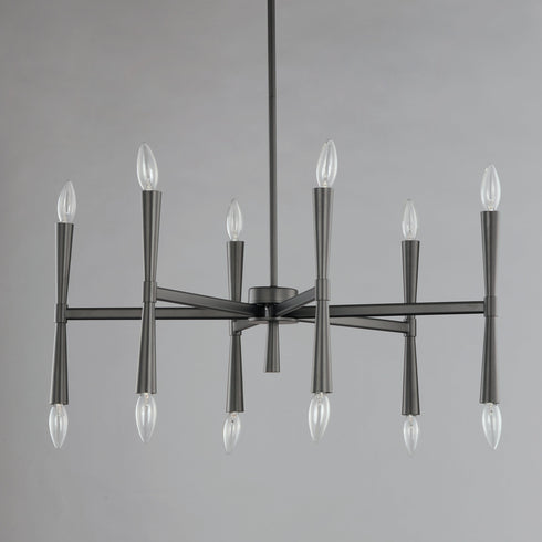 Maxim Rome Chandelier Model: 24626BK