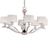 Maxim Rondo Single Tier Chandelier Model: 12758WTPN