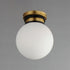 Maxim San Simeon Semi Flush Mount Model: 32481SWBKNAB
