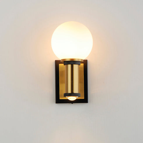 Maxim San Simeon Wall Sconce Model: 32482SWBKNAB
