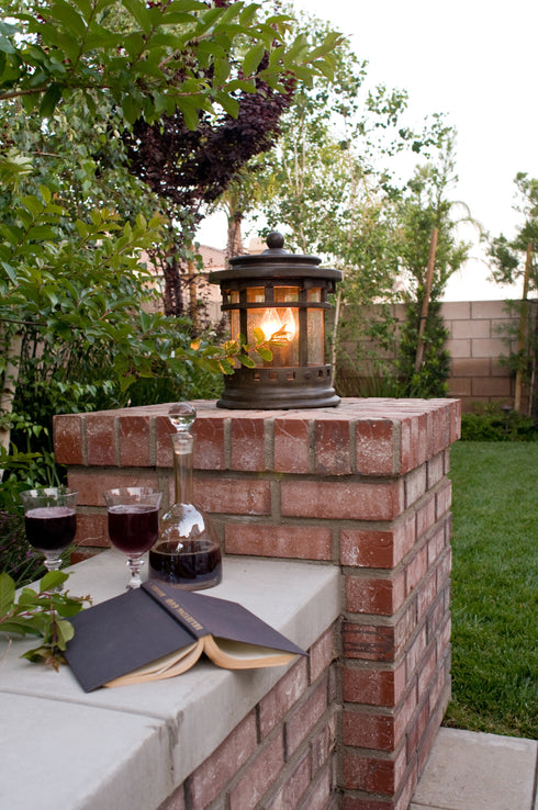 Maxim Santa Barbara Vx 3 Light Outdoor Deck Lantern Model: 40032CDSE
