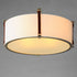 Maxim Sausalito Flush Mount Model: 16139FTWZBSD