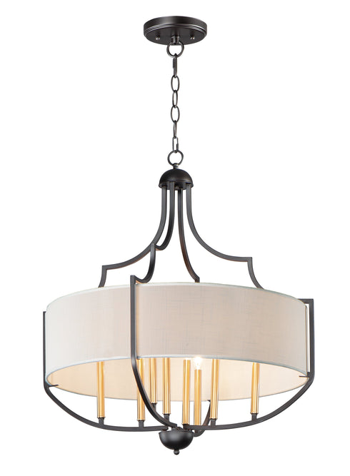 Maxim Savant Chandelier Model: 25285WLBZAB