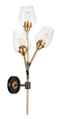 Maxim Savvy 3 Light Wall Sconce Model: 26341CLABBK