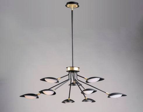 Maxim Scan Chandelier Model: 21699BKSBR