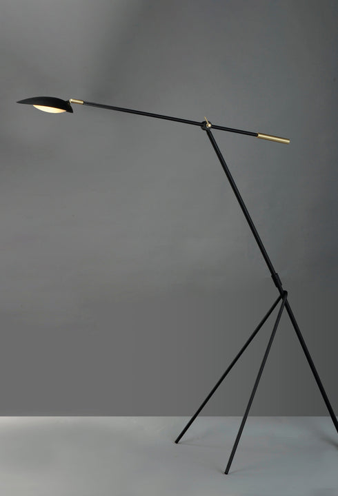 Maxim Scan Floor Lamp Model: 21694BKSBR