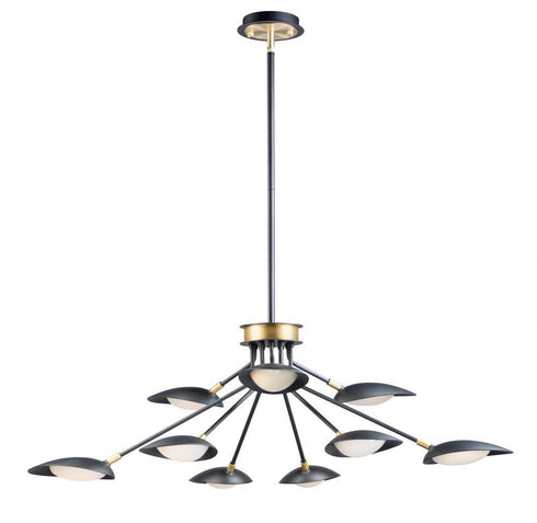 Maxim Scan Chandelier Model: 21699BKSBR