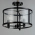 Maxim Sentinel Semi Flush Mount Model: 25250CLBK