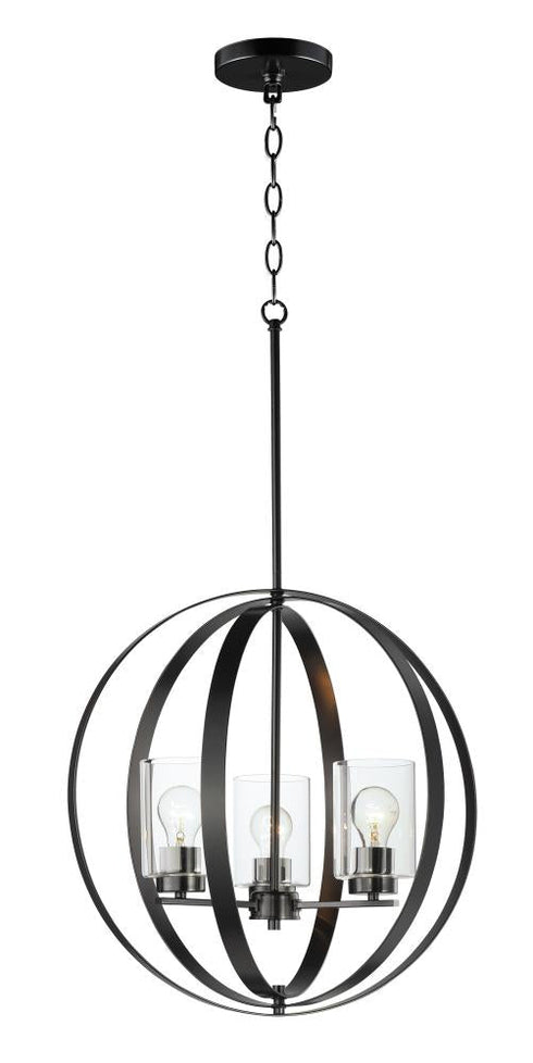 Maxim Sentinel Single Pendant Model: 25254CLBK