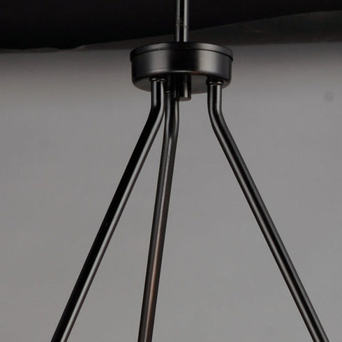Maxim Sentinel Single Tier Chandelier Model: 25255CLBK