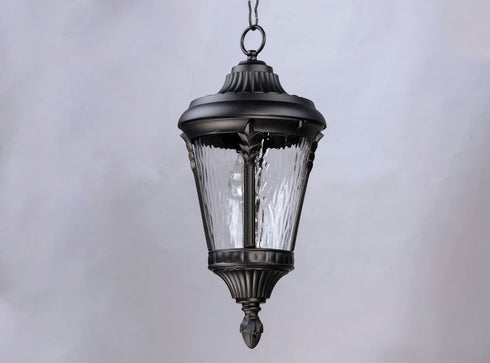 Maxim Sentry 1 Light Outdoor Hanging Pendant Model: 3058WGBK