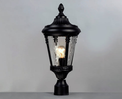 Maxim Sentry 1 Light Outdoor Pol Post Mount Model: 3050WGBK