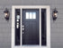Maxim Sentry 1 Light Outdoor Wall Sconce Model: 3053WGBK