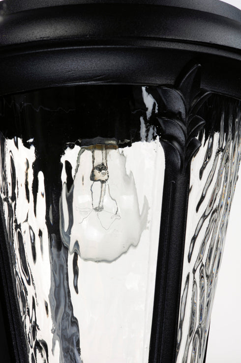 Maxim Sentry 3 Light Outdoor Wall Sconce Model: 3055WGBK