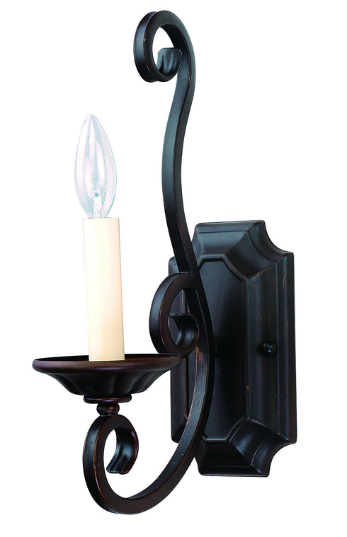 Maxim SHD12312217OI/ Manor 1-Light Wall Sconce with Shades