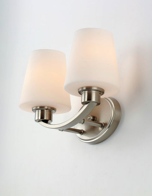 Maxim Shelter 2 Light Bath Vanity Model: 11832SWBK