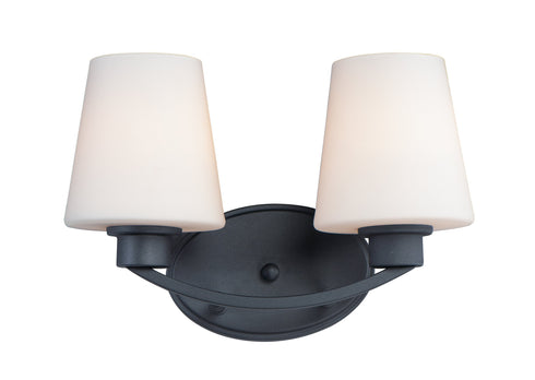 Maxim Shelter 2 Light Bath Vanity Model: 11832SWBK