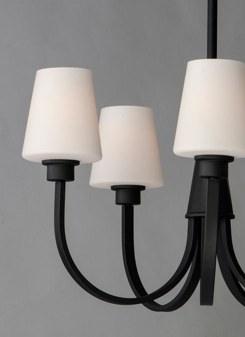 Maxim Shelter Chandelier Model: 11825SWBK