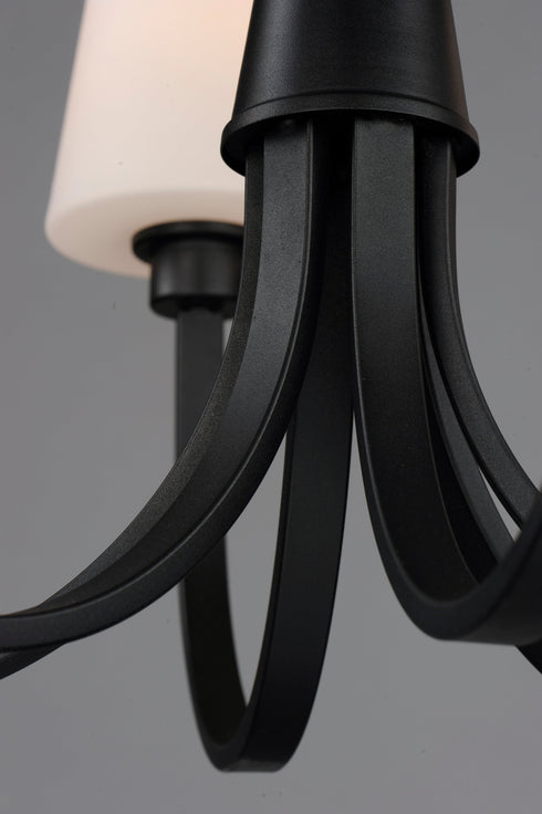 Maxim Shelter Chandelier Model: 11825SWBK