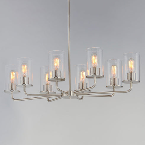 Maxim Sleek 8 Light Chandelier Model: 11848CDABBK