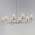 Maxim Sleek 8 Light Chandelier Model: 11848CDABBK