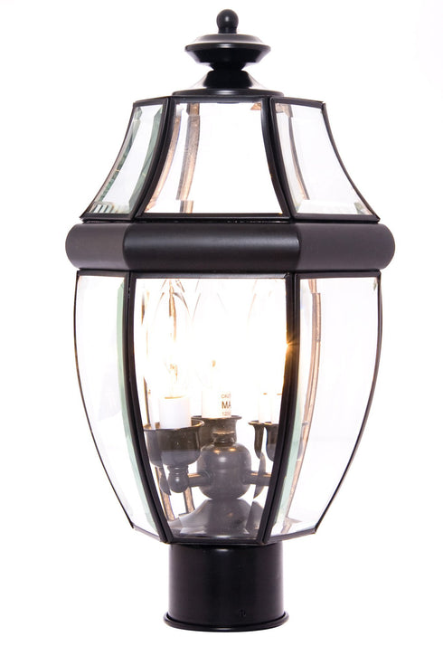 Maxim South Park 3 Light Outdoor Pole/Post Lantern Model: 6097CLBK