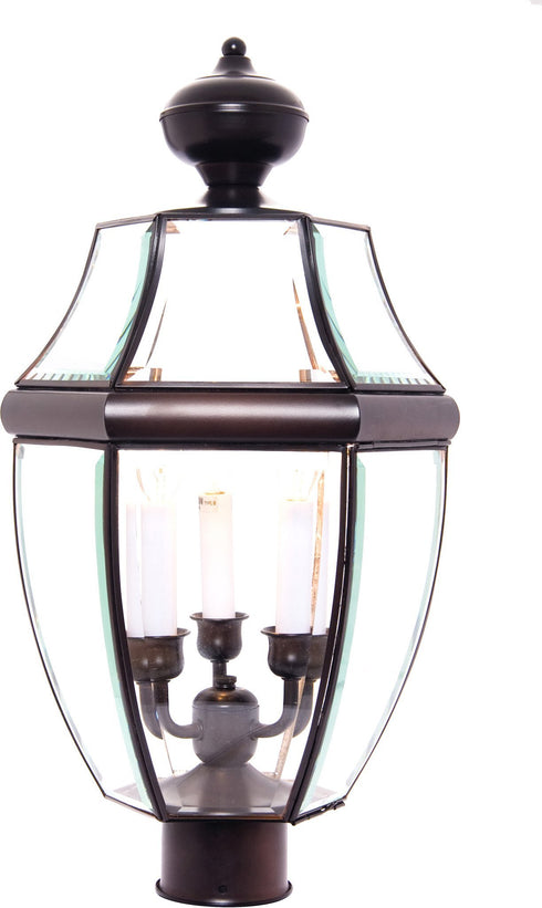 Maxim South Park 3 Light Outdoor Pole/Post Lantern Model: 6098CLBK